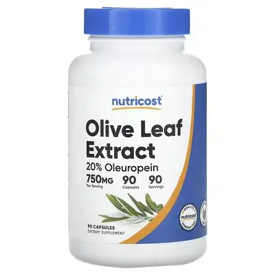 Nutricost Olive Leaf Extract 750 mg, Capsules